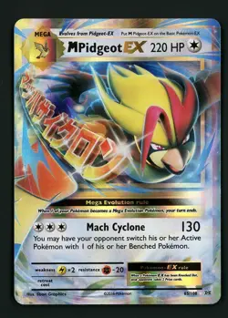 M Pidgeot EX MP 65/108 - Holo Rare XY Evolutions 🏝 Pokemon 2016 - Image 1