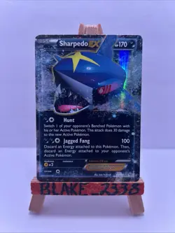 Pokemon TCG - Sharpedo EX 91/160 Ultra Rare - XY: Primal Clash (LP) - Image 1