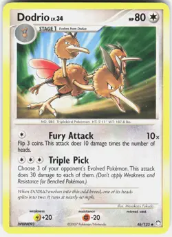Dodrio 46/123 Uncommon Mysterious Treasures Pokemon Near Mint - Image 1