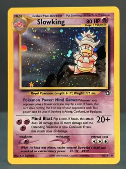 Slowking 14/111 Unlimited Holo Rare - Pokemon TCG - Neo Genesis NM/LP - Image 1