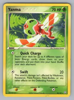 YANMA 28/109 R TEAM ROCKET RETURNS POKEMON LP TRR 2004 - Image 1