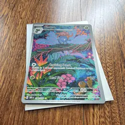 Check centering before Pokemon Gloom 198/197 SV03: Obsidian Flames Stage 1 80 - Image 2