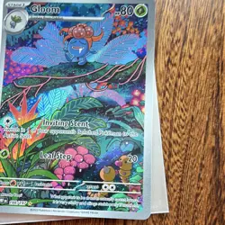 Check centering before Pokemon Gloom 198/197 SV03: Obsidian Flames Stage 1 80 - Image 3