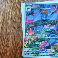 Check centering before Pokemon Gloom 198/197 SV03: Obsidian Flames Stage 1 80 - Image 4