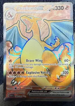 Charizard ex 183/165 Pokemon Scarlet & Violet 151 Ultra Rare Full Art Holo NM - Image 1