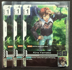 Gundam Card Game TCG - Kira Yamato (Launch Event Promo) ST04-010 C Foil - Image 1
