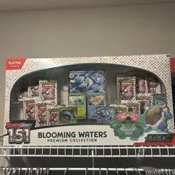 Pokemon TCG: 151 Blooming Waters Premium Collection Factory SEALED BOX, MINT - Image 1
