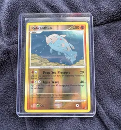 Nintendo Relicanth SH8 HS Unleashed Holo Rare 80 HP Pokemon TCG ENG 2009 - Image 1