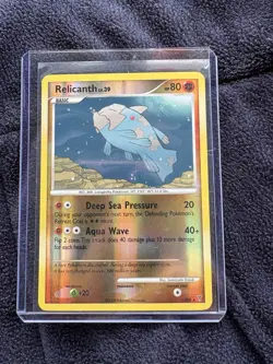 Nintendo Relicanth SH8 HS Unleashed Holo Rare 80 HP Pokemon TCG ENG 2009 - Image 2