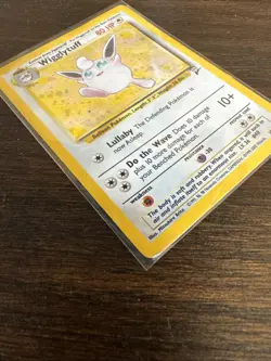 Pokemon TCG Wigglytuff 019/130 Base Set 2 Holo *SWIRL* MP - Image 5