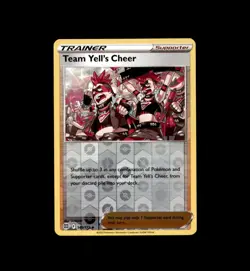 Team Yell's Cheer 149/172 Uncommon Brilliant Stars Pokemon Reverse Holo NM - Image 1