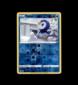 Piplup 035/172 Common Brilliant Stars Pokemon Reverse Holo Near Mint - Image 1