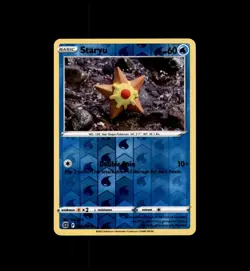 Staryu 030/172 Common Brilliant Stars Pokemon Reverse Holo Near Mint - Image 1