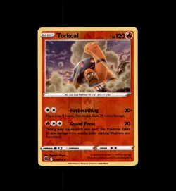 Torkoal 023/172 Uncommon Brilliant Stars Pokemon Reverse Holo Near Mint - Image 1