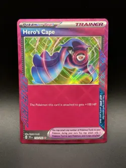 Hero's Cape 152/162 Pokemon Temporal Forces ACE SPEC NM - 0277 - Image 1