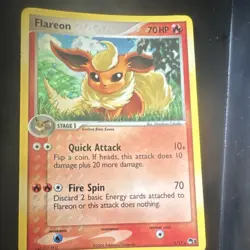 The Pokemon Company Pokemon TCG Flareon 002/017 POP Series 3 Holo Rare Eng 2006 - Image 1
