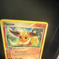 The Pokemon Company Pokemon TCG Flareon 002/017 POP Series 3 Holo Rare Eng 2006 - Image 2