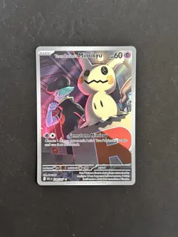 Pokemon Team Rocket's Mimikyu Full Art Holo Rare Ascended Heroes 238/217 NM - Image 1