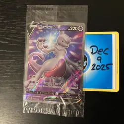 MEWTWO V SWSH229 Black Star Promo - Pokemon GO - TCG Sealed - Image 1