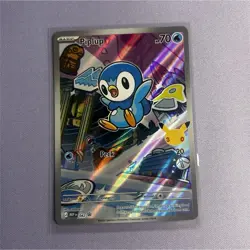 Pokemon Piplup Illustration Rare Holo 098/094 Me02 Phantasmal Flames Stamped ENG - Image 1