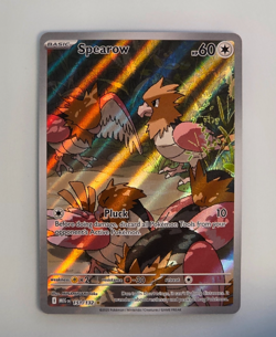Pokemon TCG Spearow 151/132 S&V Mega Evolution Illustration Rare 2025 NM T44 151 - Image 1