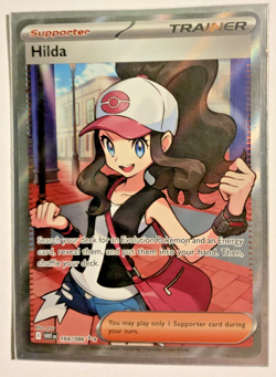 Hilda Trainer Card Full Art-White Flare NM Pokemon TCG - Image 1