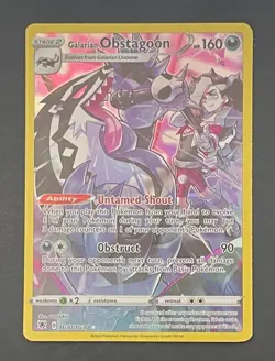 Pokemon Card Galarian Obstagoon TG10/TG30 Astral Radiance Trainer Gallery - NM - Image 1