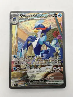 Quaquaval ex 260/193 SV02: Paldea Evolved Pokemon Card NM - Image 1