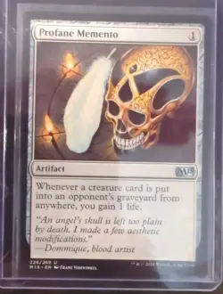 MtG Profane Memento Magic 2015 / M15 NM Artifact Uncommon MAGIC MTG CARD - Image 1