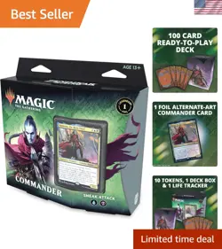 Magic: The Gathering Zendikar Rising Commander Deck - Sneak Attack | 100 Card... - Image 1
