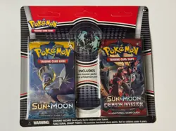 Pokemon Sun And Moon Base & Crimson Invasion 2 Pack Blister W Enamel Pin - Image 1