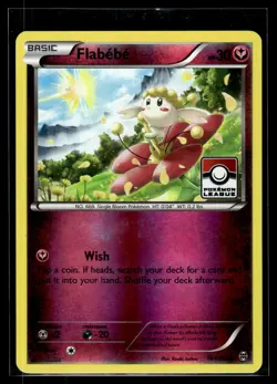 Flabebe 101/162 BREAKthrough Common Pokemon League Promo - Image 1