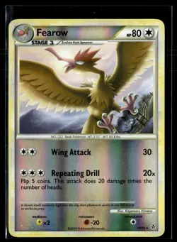 Fearow 15/95 HGSS Unleashed Reverse Holo Rare Pokemon - Image 1