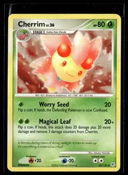 Cherrim 45/130 Diamond & Pearl Uncommon Pokemon - Image 1
