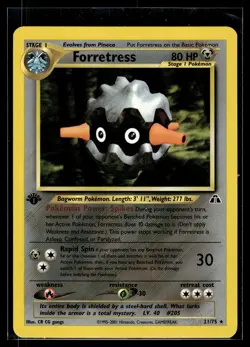 Forretress 21/75 Neo Discovery Rare Pokemon - Image 1