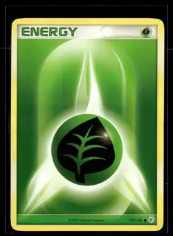 Grass Energy 123/130 Diamond & Pearl Common Pokemon - Image 1