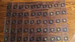 Pokemon Korean Striking Candy 24k Gold Plated Stickers 50 Piece Full Set w Mew - Image 2