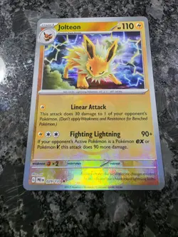 Pokemon Prismatic Evolutions JOLTEON MASTER BALL 029/131 - Image 1