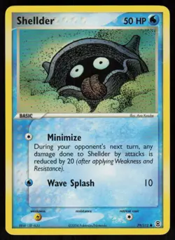 Shellder 79/112 Common FireRed & LeafGreen Pokemon Moderately Played - Image 1