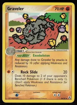 Graveler 34/92 Uncommon Legend Maker Pokemon Moderately Played - Image 1