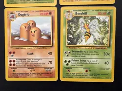 Pokemon TCG Lot of 4 Vintage WOTC Rare Non Holo HP - Image 3