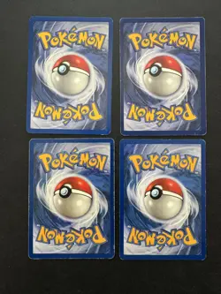 Pokemon TCG Lot of 4 Vintage WOTC Rare Non Holo HP - Image 4