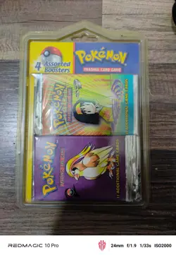 1999 pokemon 4 assored booster pack - Image 1