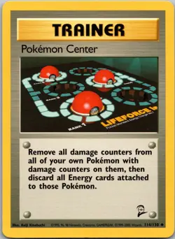 Pokemon Center 114/130 Base Set 2 NM - Image 1