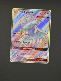 Pokemon Nihilego GX (Full Art) Holo Ultra Rare SM - Crimson Invasion 103/111 NM - Image 1