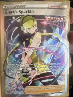 Pokemon TCG Tulip Paradox Rift Trainer Holo Ultra Rare Elesa's Sparkle Full Art - Image 1