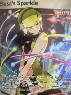 Pokemon TCG Tulip Paradox Rift Trainer Holo Ultra Rare Elesa's Sparkle Full Art - Image 3