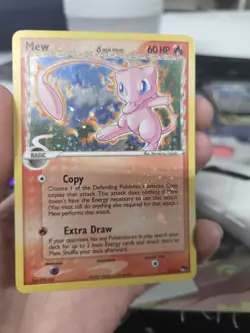 Pokemon Mew Delta Species POP Series 5 003/017 Holo Bleed Error *Corrected Back - Image 3