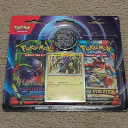⭐Pokemon Mega Evolution & Phantasmal Flames Blister 2Pack Raikou Promo Coin - Image 1