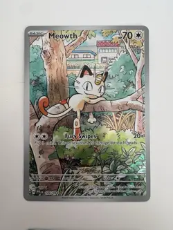 The Pokemon Company Meowth 106/094 Me02: Phantasmal Flames IR Holo Full Art EN - Image 1